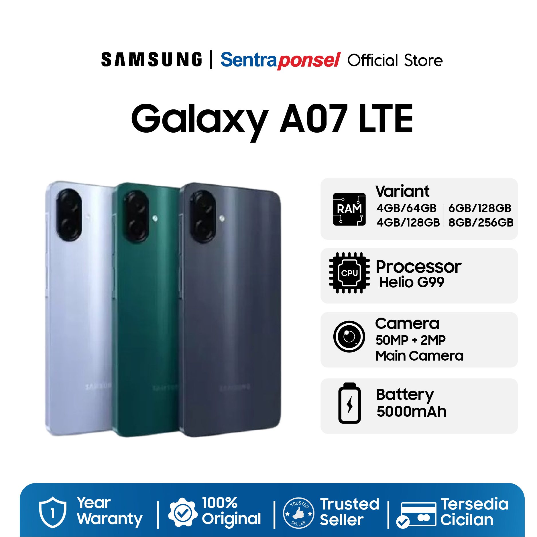 Samsung Galaxy A07 LTE 4GB/64GB 